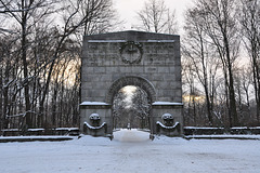 Entrance of the Soviet War Memorial in Treptower Park (Berlin)