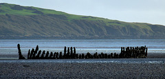 Shipwreck off Dhoon Beach