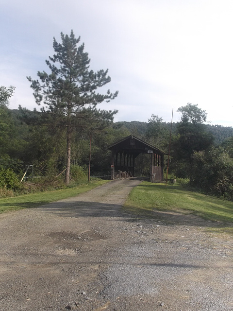 Petit pont couvert / Small covered bridge.