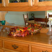 Fall decorations - Dining room mirrored