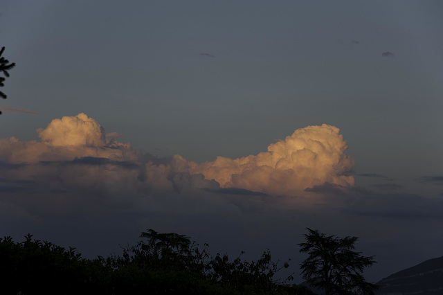 Nuages au couchant