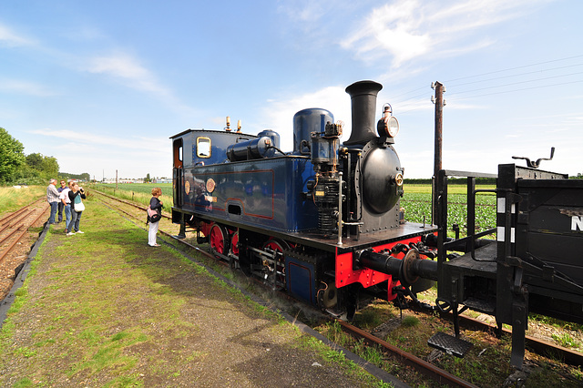 Travelling with the steam tram from Hoorn to Medemblik