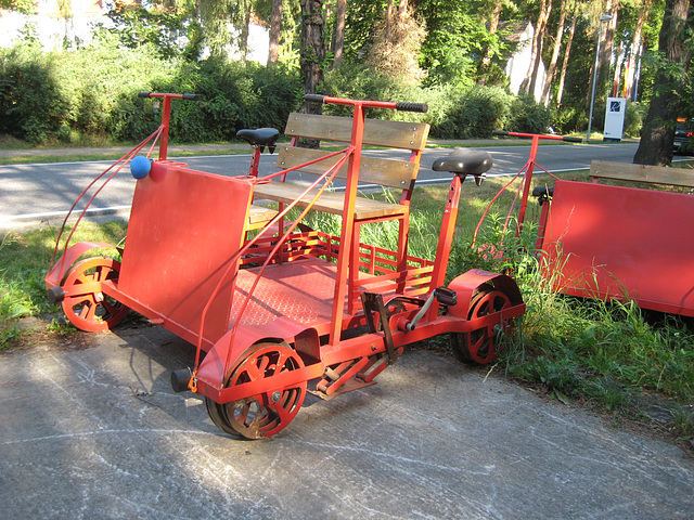 Parkplatz - Draisinenbahn - Mittenwalde - Gallun - Motzen