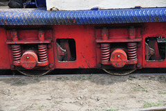 Stoom- en dieseldagen 2012 – Suspension of a Spoorijzer engine