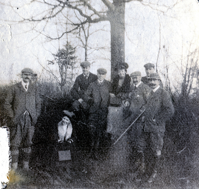 Shooting Party at Boxley House, Maidstone, Kent 1902