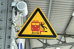 Watch out for red trains
