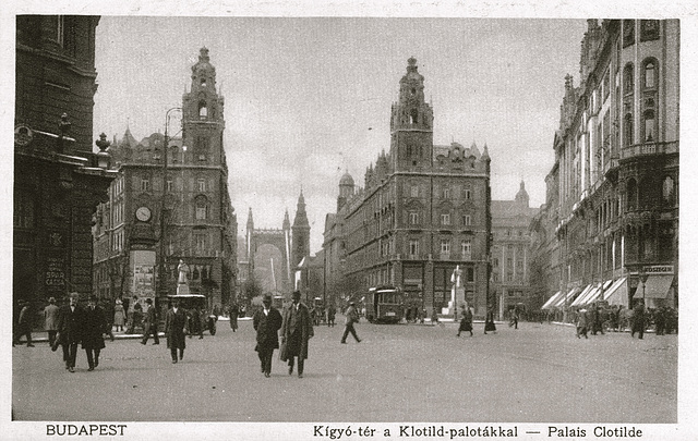 Old postcards of Budapest – Clotilde Palace