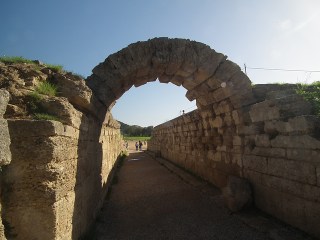 Entrance to the stadium