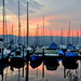 Crépuscule au port de Chevroux