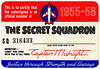 Secret Squadron Membership Card, 1955-56