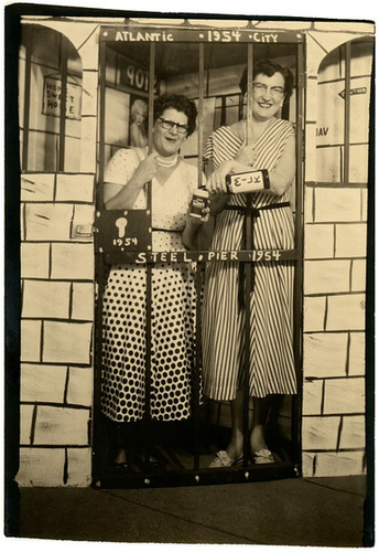 Steel Pier Jail, Atlantic City, N.J., 1954