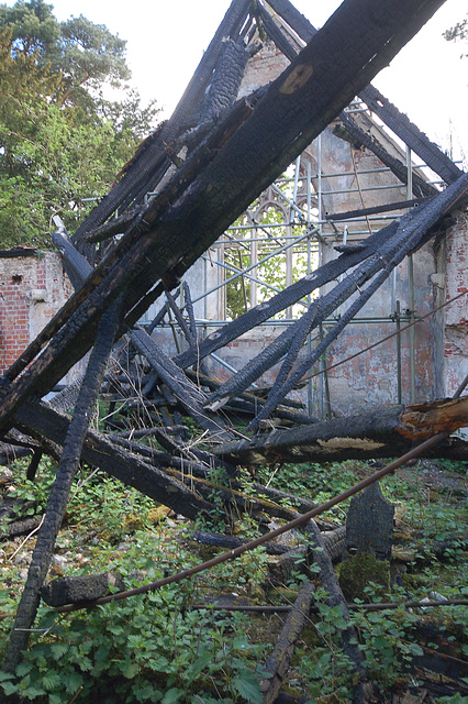 St Wandregesilius, Bixley, Norfolk (Burnt 2004)