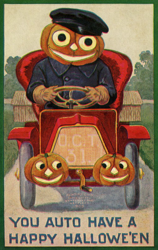 You Auto Have a Happy Hallowe'en