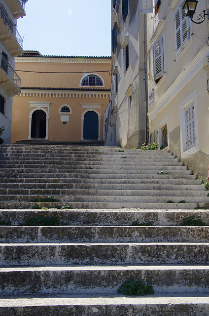 Steps up to the Antivouniotissa Museum