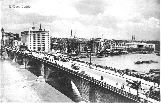 Old postcards of London – Bridge