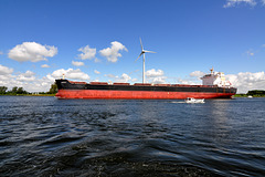 Wind-powered ship