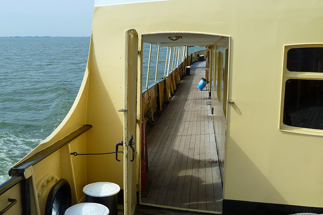 Aboard the motor ship Friesland