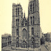 Old postcards of Brussels – St. Gudula Church