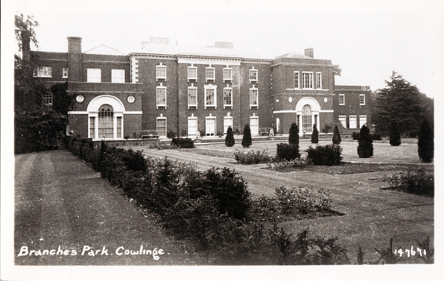 Branches Park, Cowlinge, Suffolk (Demolished)