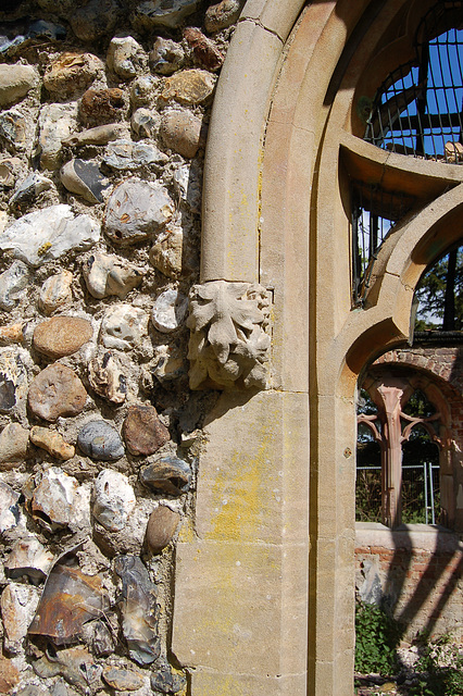 St Wandregesilius, Bixley, Norfolk (Burnt 2004)