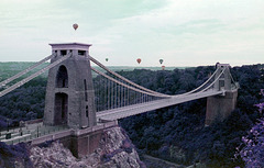 Suspension Bridge and Balloons