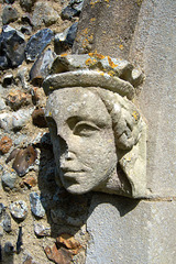 St Wandregesilius, Bixley, Norfolk (Burnt 2004)