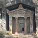 Lycian  tomb in the face of the cliff