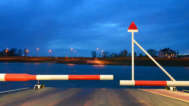 On the ferry