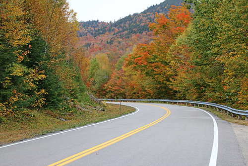 Traveling through Bear Notch