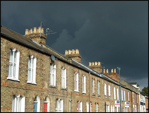 dark clouds over Jericho