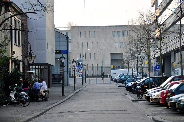 View of the American embassy