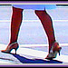 RBC Mature Lady on heels / Dame mature RBC en talons hauts - Cadre farfelu
