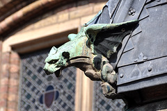 Dragon above the door of the Ridderzaal