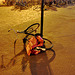 Fallen-down bike