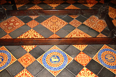 Chancel floor, Dilhorne Church, Staffordshire