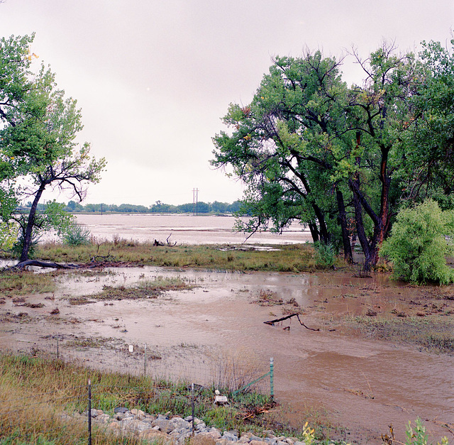 Sept 12, flooding along Boulder Creek at Hwy 287