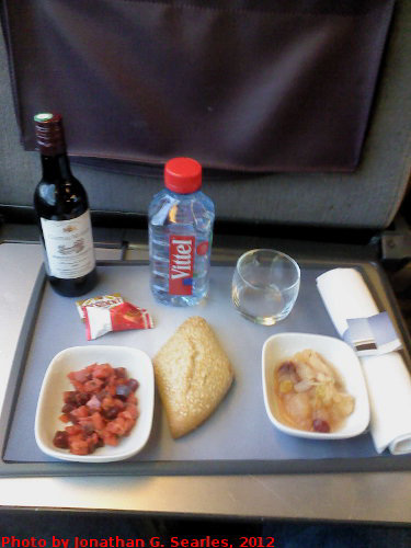 Breakfast on the Eurostar, France, 2012