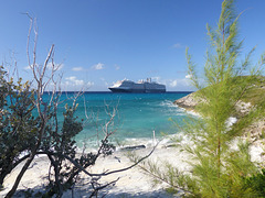 Eurodam at Half Moon Cay (4) - 1 February 2014