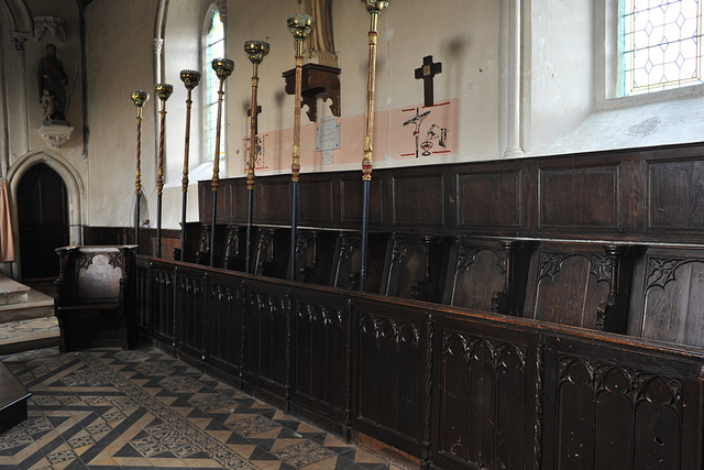 Stalles de l'église de St-Pierre-de-Cormeilles