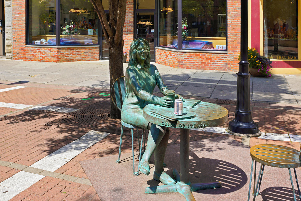 "Child of Ithaca" Statue – Ithaca Commons, State Street, Ithaca, New York