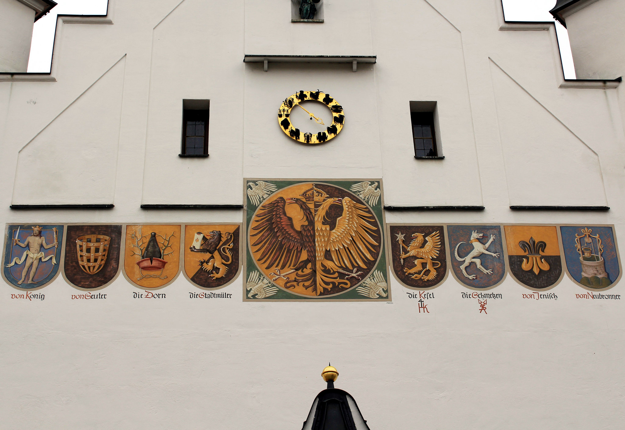 Wappen am Rathaus