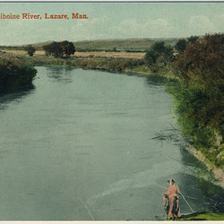 The Assiniboine River, [St] Lazare, Man.