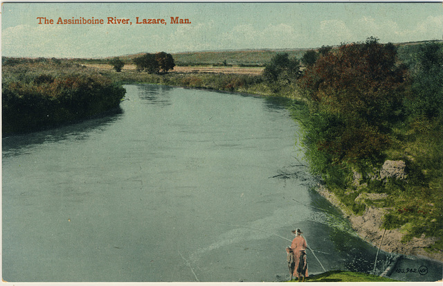 The Assiniboine River, [St] Lazare, Man.