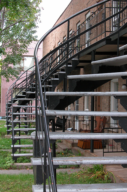 Montreal images: staircases and colours