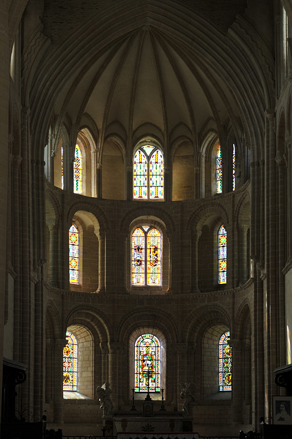 Abside de l'abbaye de Cerisy-la-Forêt