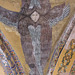 Example of a recently uncovered seraphim icon mosaic concealed when the church was converted to a mosque.  The seraphim had three pairs of wings: one to cover the body and feet, one to cover the face and one for flying.