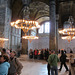 Interior of the Hagia Sophia Museum with Christian and Muslim Icons, representative of it's history as a church and a mosque.