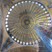 Interior of the Hagia Sophia Museum with Christian and Muslim Icons, representative of it's history as a church and a mosque.