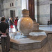 Ceremonial Lustration Urns brought from Pergamon and used for purification rituals.
