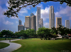 Singapore Skyline, 1995 (210°)